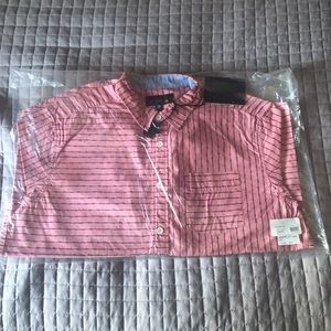 Mishka Boneyard Salmon button-up shirt
